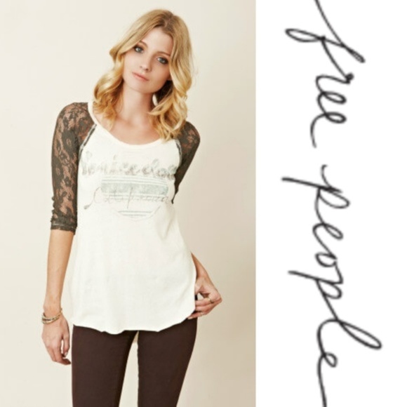 Free People Tops - We The Free | The Grandpa Jersey Renegade Raglan